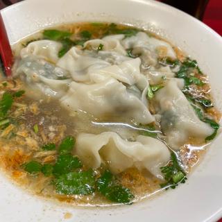 ナズナ雲呑スープ(中国西安名物 回味)