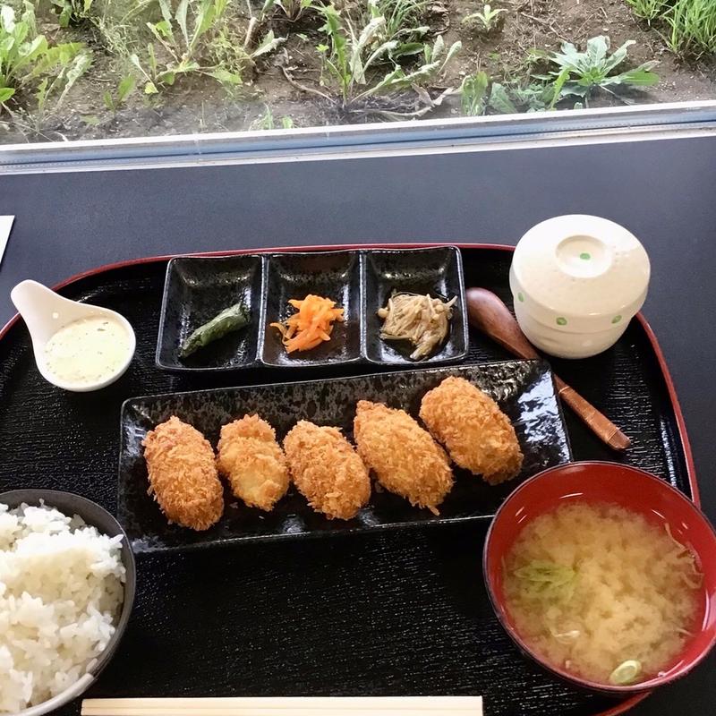 カキフライ御膳(さいわい食堂)