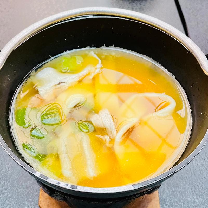 朝食(おっきりこみうどん)(紫翠亭 )