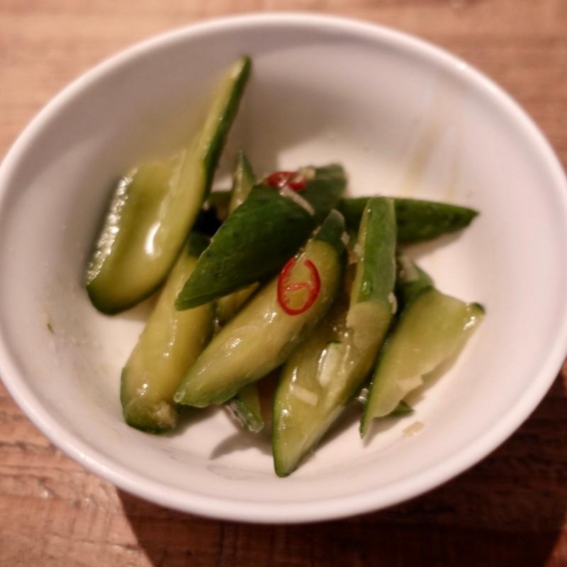 キュウリのちょい辛漬け(also (オルソー))