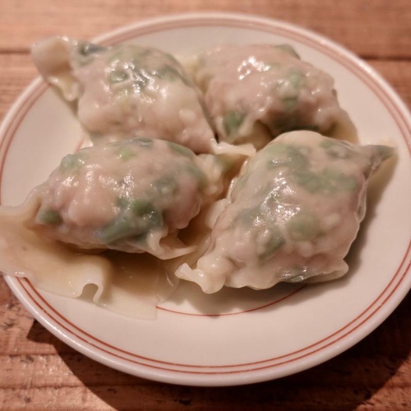 海老&青ニラのワンタン(also (オルソー))