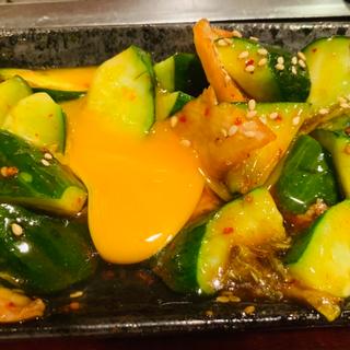 きゃうりの美味いやつ(お好み焼ゆかり 曽根崎本店)
