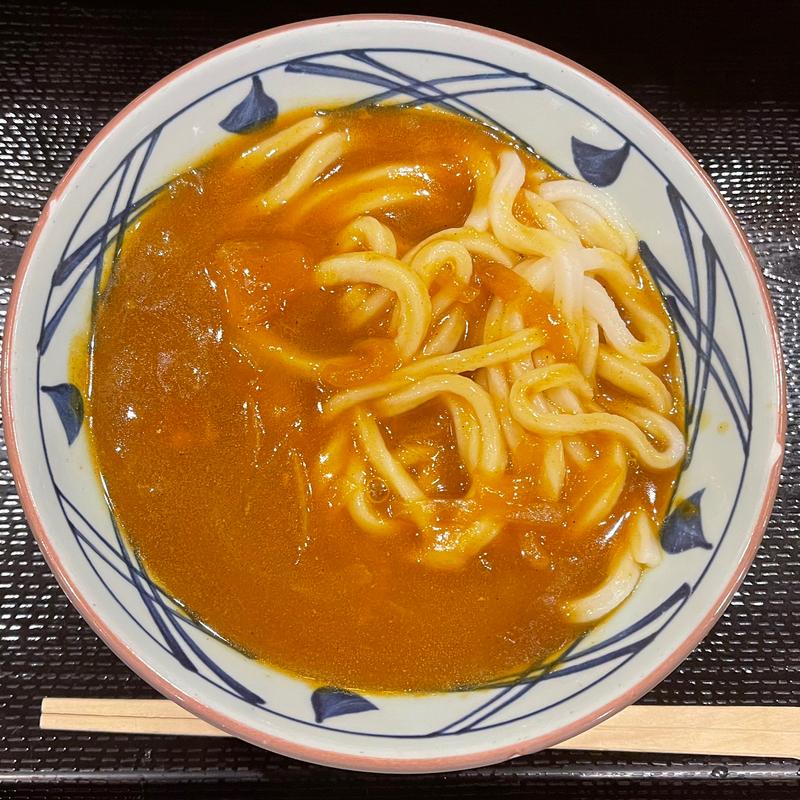 カレーうどん(丸亀製麺名古屋丸の内 - 閉店)