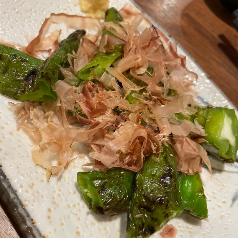 万願寺唐辛子焼き(酒席まつした)