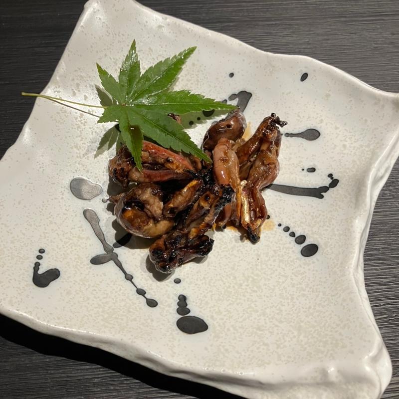 肝焼き(炭火焼き　旦)