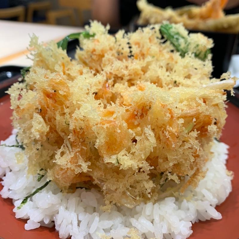 釜揚げしらすと桜えびのかき揚げ丼(駿河丸 静岡サービスエリア店 )