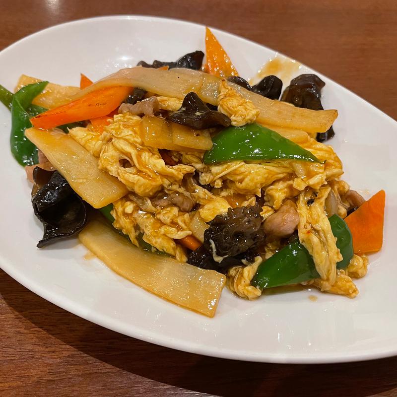 きくらげと豚肉の卵炒め(龍美 矢場町店 )