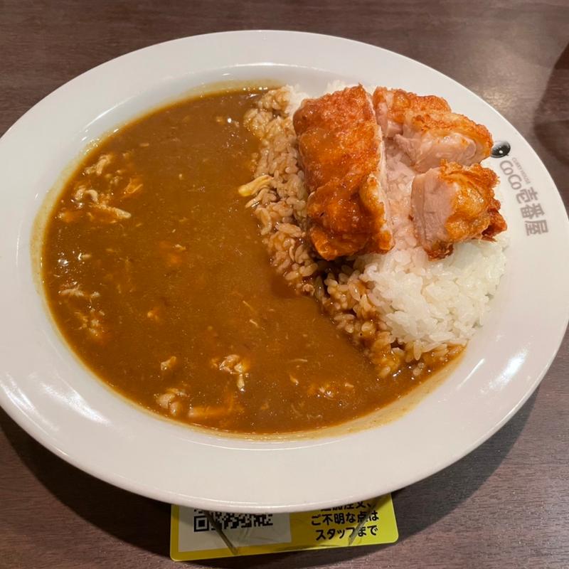 チキン煮込みカレー＋パリパリチキン＋400g(CoCo壱番屋 大府共和店 （ココイチバンヤ）)