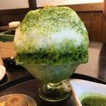 かき氷　宇治金時