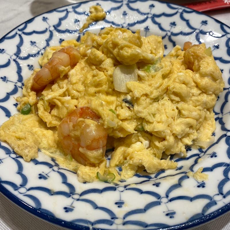 ふわふわえび玉(福龍酒家)