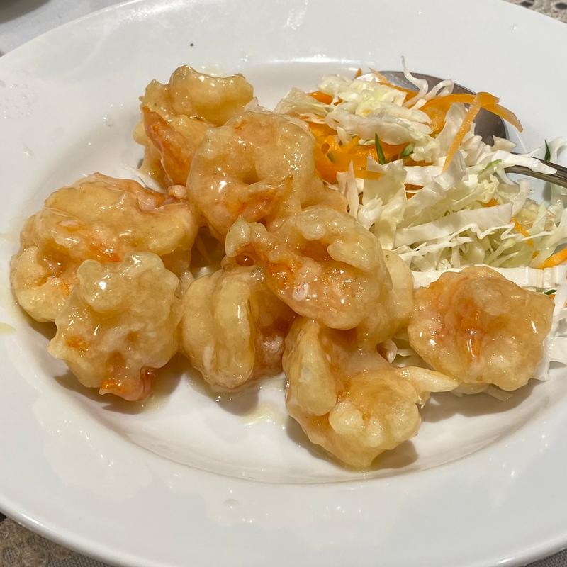 大海老のマヨネーズ和え(福龍酒家)