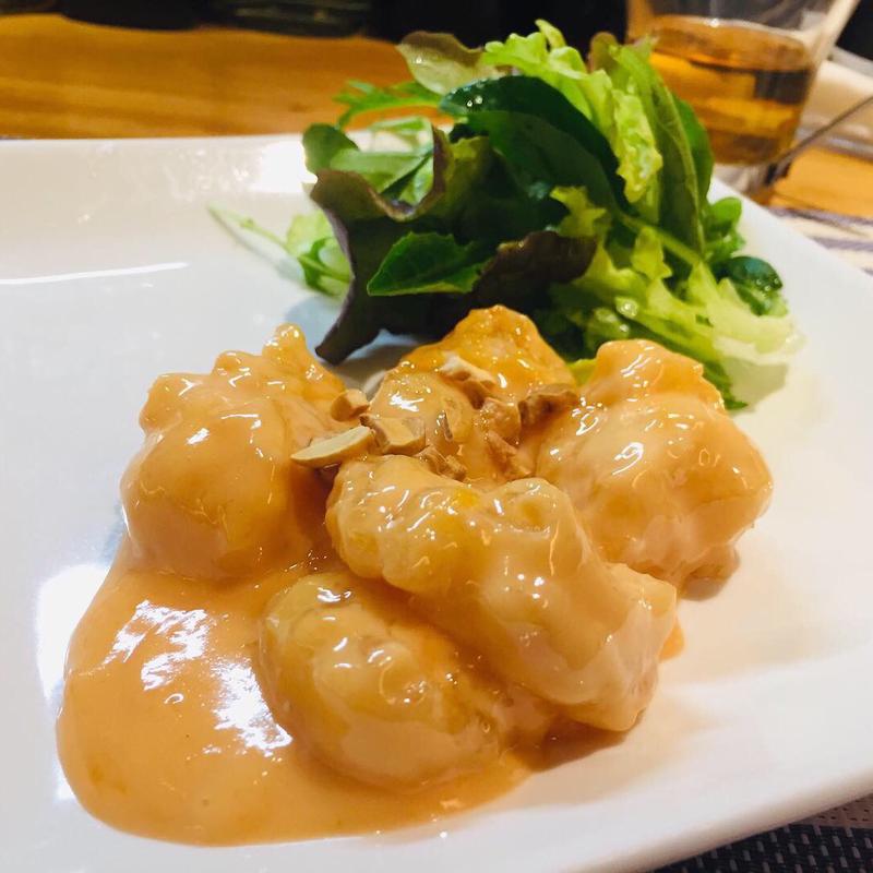 海老のマヨネーズ炒め(陸羽 )