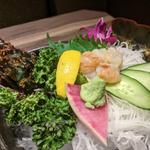 伊勢海老の刺身(完全個室 創彩酒家 一水 恵比寿本店)