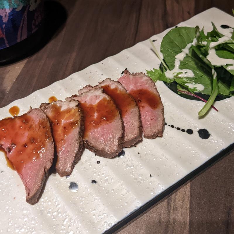 ローストビーフ(完全個室 創彩酒家 一水 恵比寿本店)