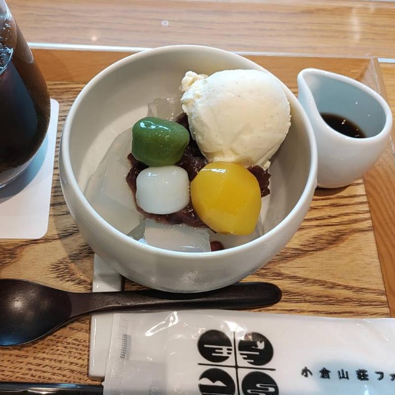 あんみつ(小倉山荘ファーム ダイニングカフェ)