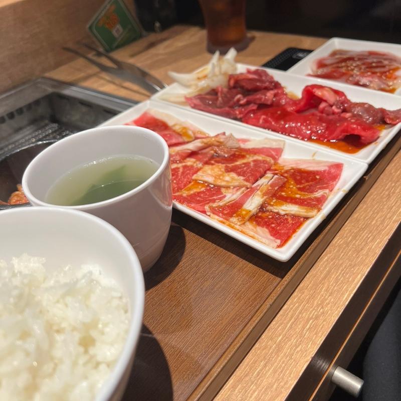 上ロース&ハラミ&バラカルビセット　スタミナカルビ50g(焼肉ライク　守谷サービスエリア上り店)