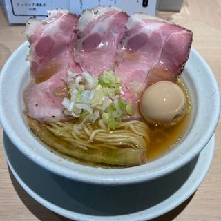 淡竹+煮玉子(半チャーハンセット)(麺屋聖 ～kiyo～ 久御山店)