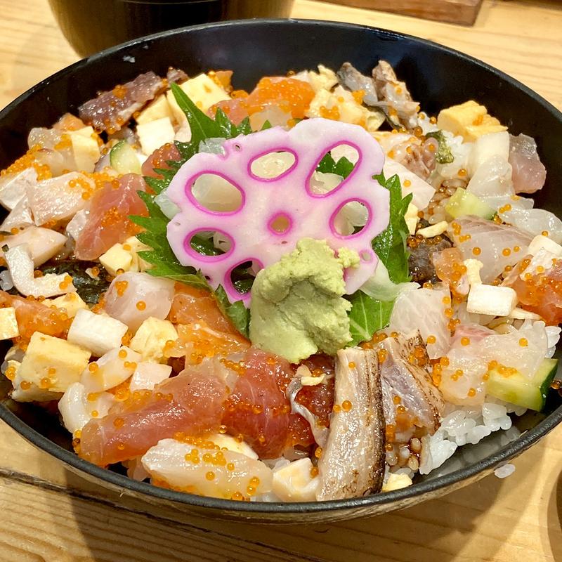 海鮮バラちらし丼(ときすし 東心斎橋店 )