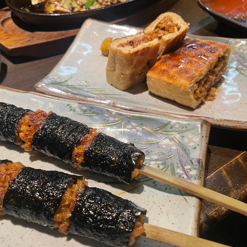 なっとう串(蕎麦鳥 )