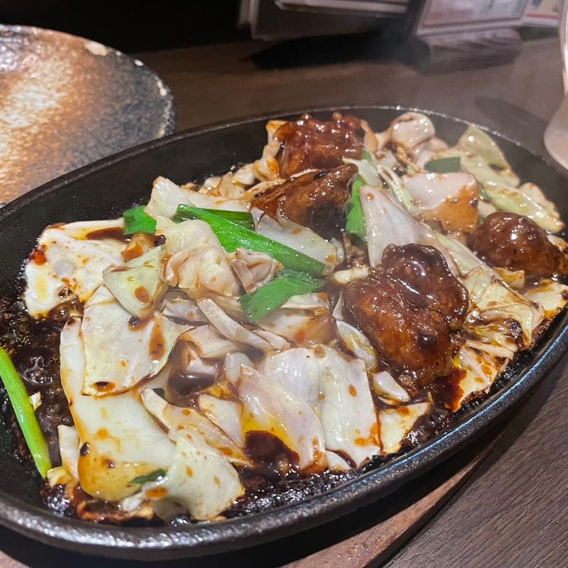 絶品！鶏の白レバニラ(蕎麦鳥 )