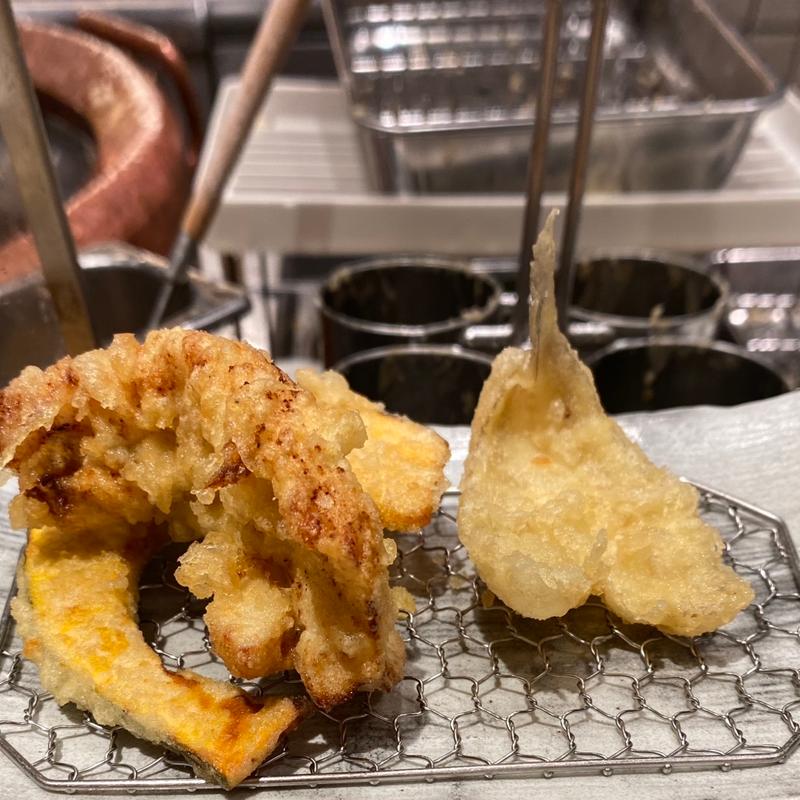 まきの天ぷら定食(玉子天付き)(天ぷら定食 まきの 武蔵小山店)