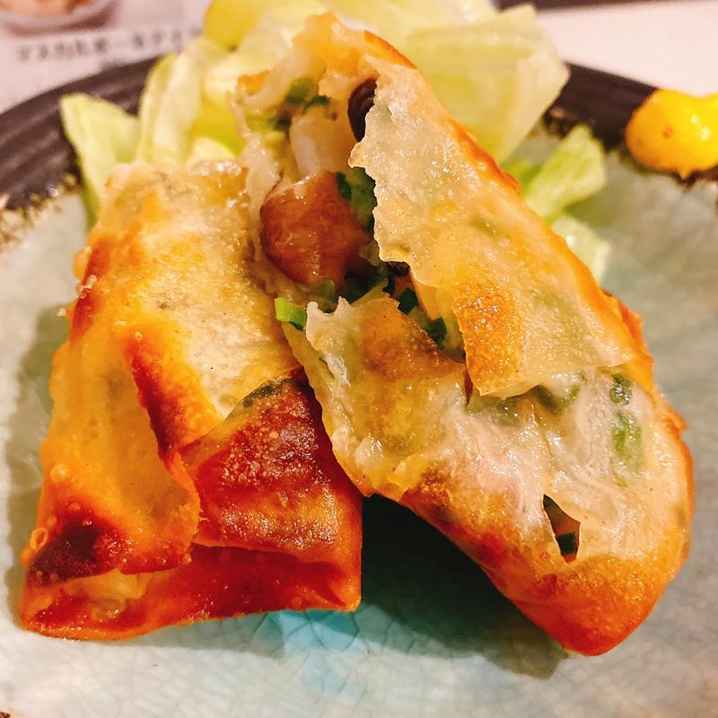 えびとネギマヨの揚げ春巻き(璃んご)