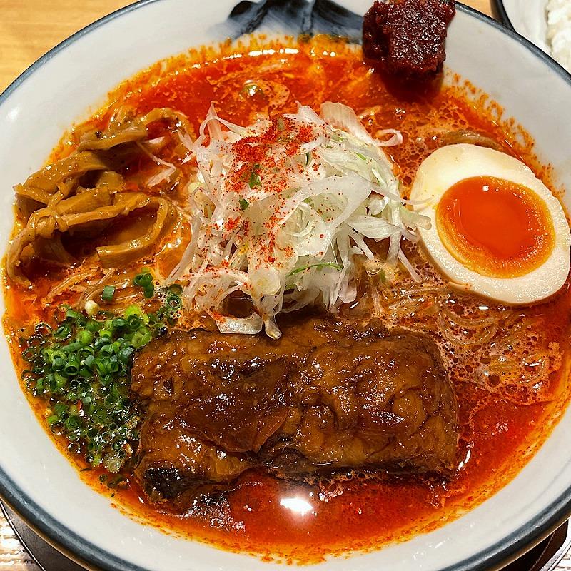 柚子辛紅ラーメン(AFURI 新宿店)