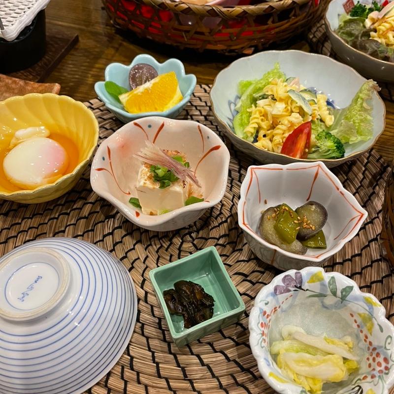 朝ごはん(旅の庵 大吉)