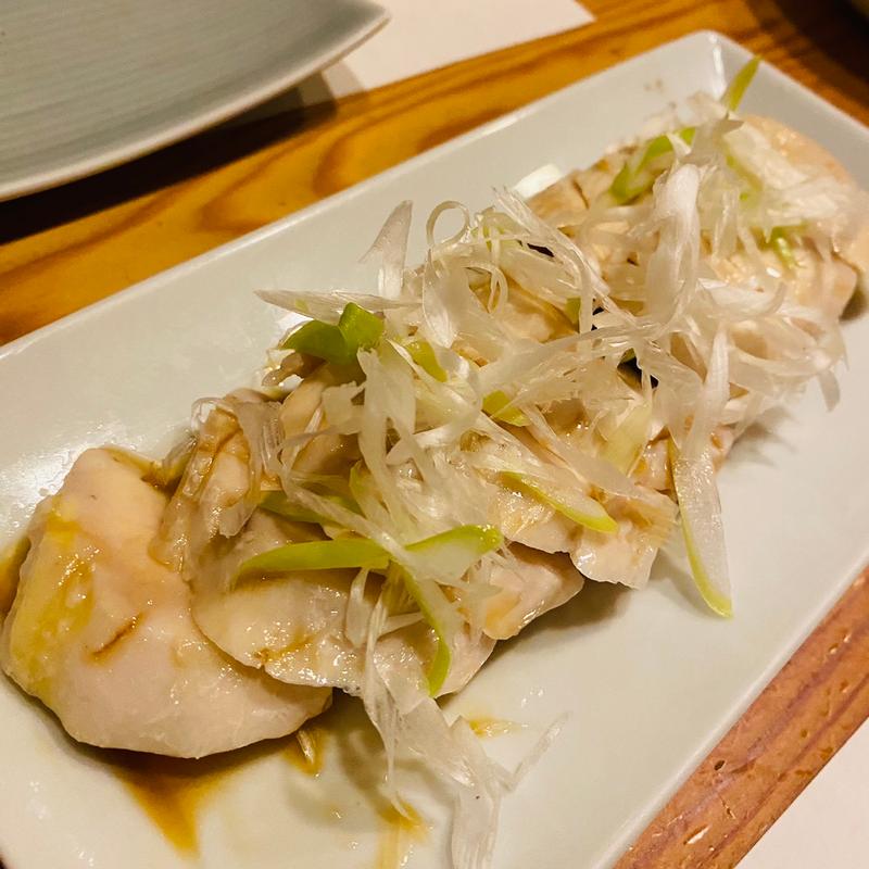 ロース焼ねぎポン酢(備長炭焼一久)