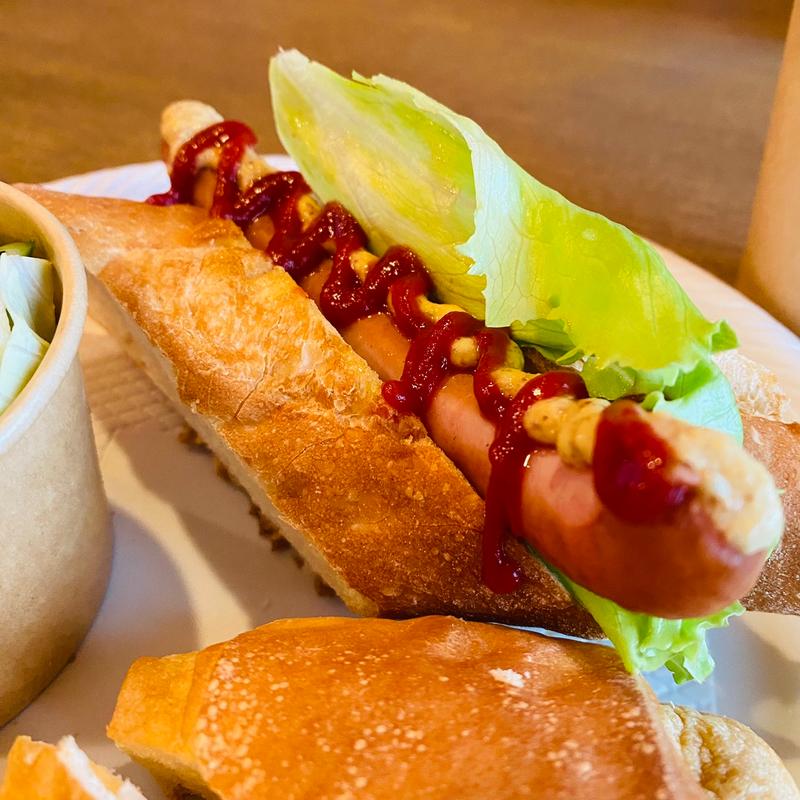 ホットドックプレート(工房カフェ 鹿の子)