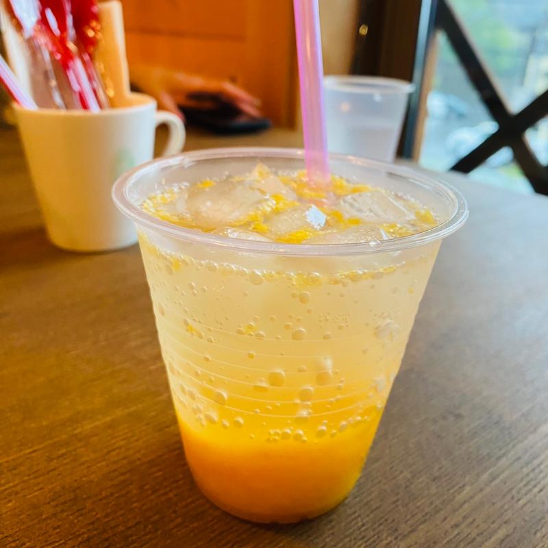 甘夏ソーダ(工房カフェ 鹿の子)