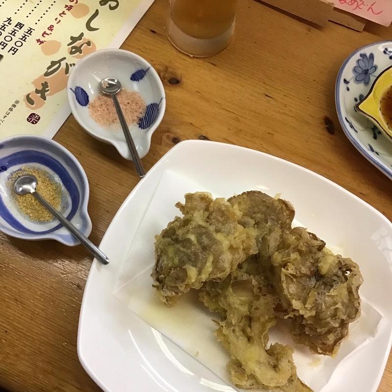 舞茸の天ぷら(居酒屋まめでん)