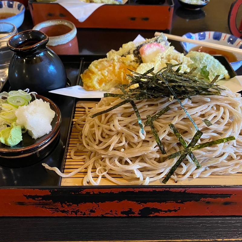 野菜天ざる(草笛 上田店 （くさぶえ）)