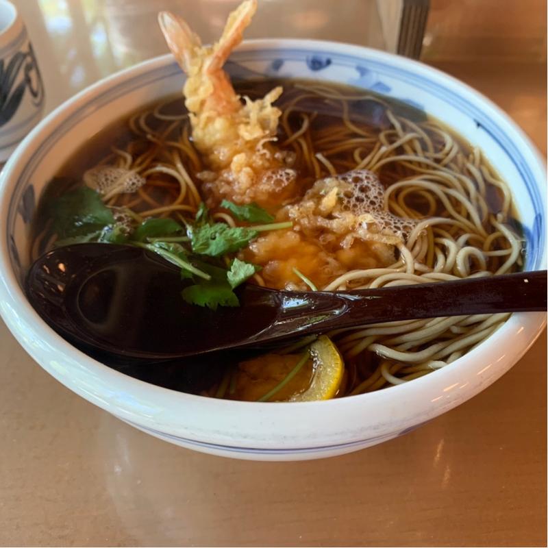 天ぷらそば(深大寺そば 雀のお宿)