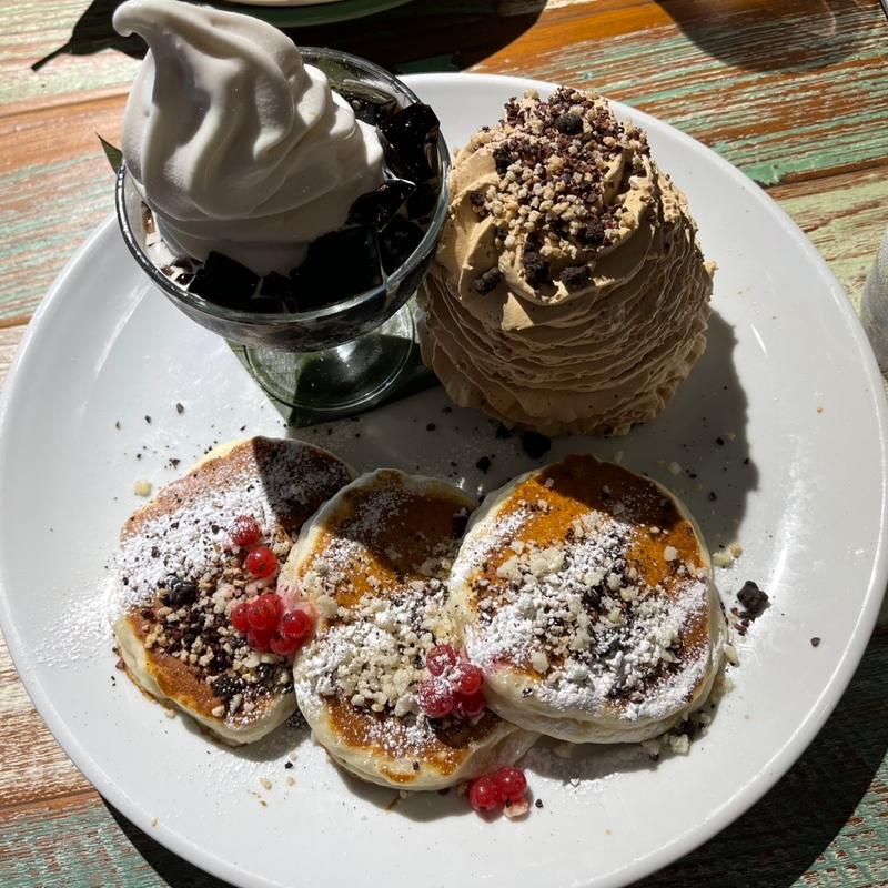 コナズKONA農園パンケーキ(コナズ珈琲　太田)