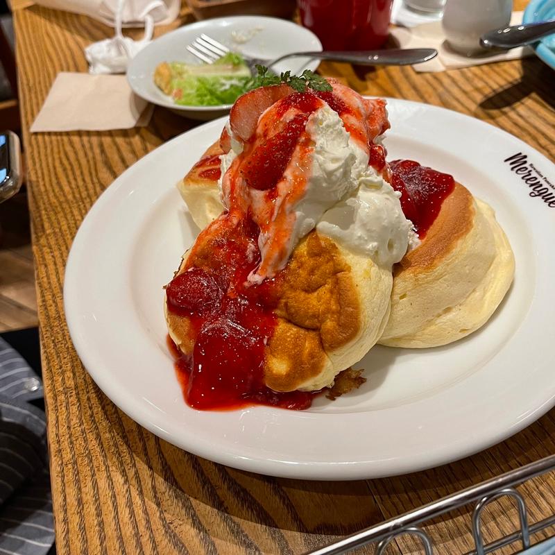 ストロベリーパンケーキ(Merengue 渋谷店)