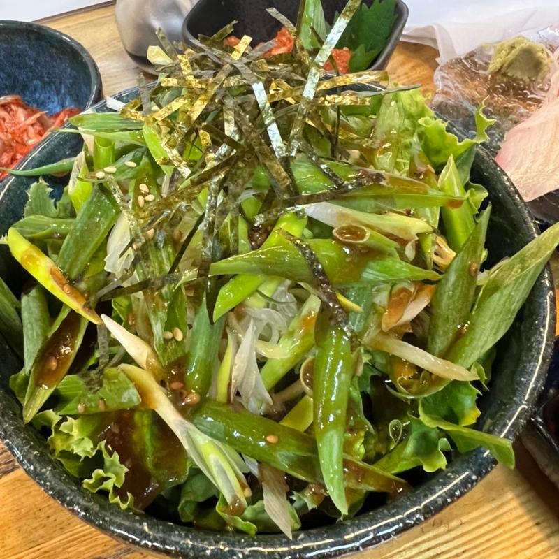 ネギダクサラダ(にしぐち)