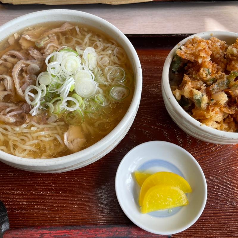 かつらそばセット(そば処 かつら)