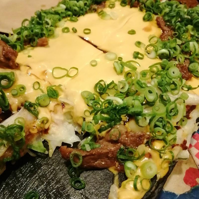 牛すじネギ焼き(遊べるお好み焼き屋 ＯＫＯ)