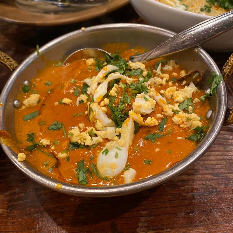 辛いチキンひき肉カレー(グルガオン)