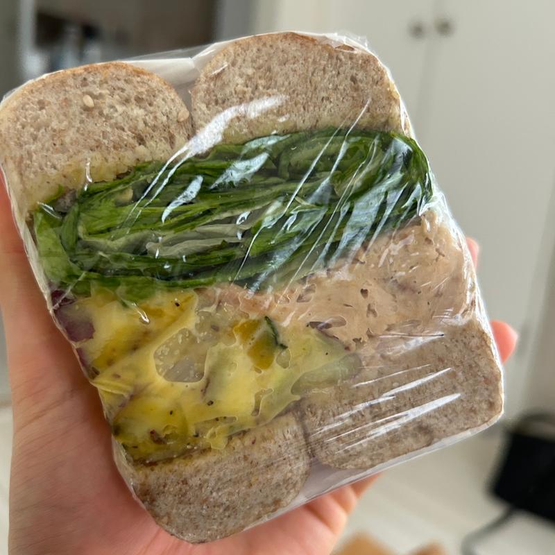 かぼちゃと豆とツナのサンド(マルイチベーグル （MARUICHI BAGEL）)