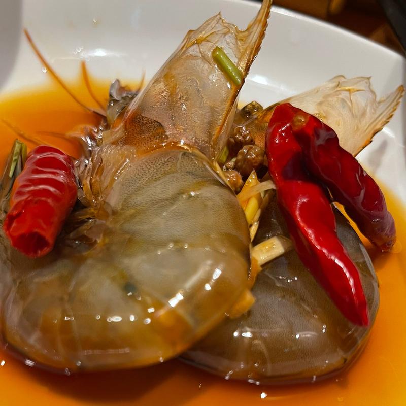 海老の紹興酒漬け(深夜的中華食堂)