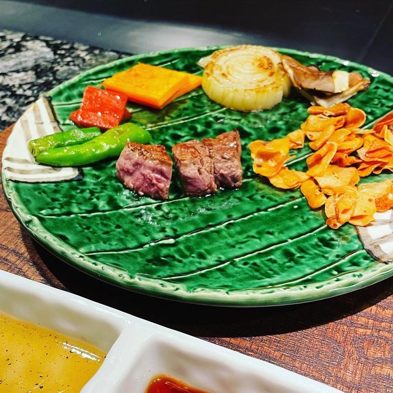 国産牛フィレ肉80g (平日限定ランチ)(鉄板焼「銀杏」 ホテル日航大阪)