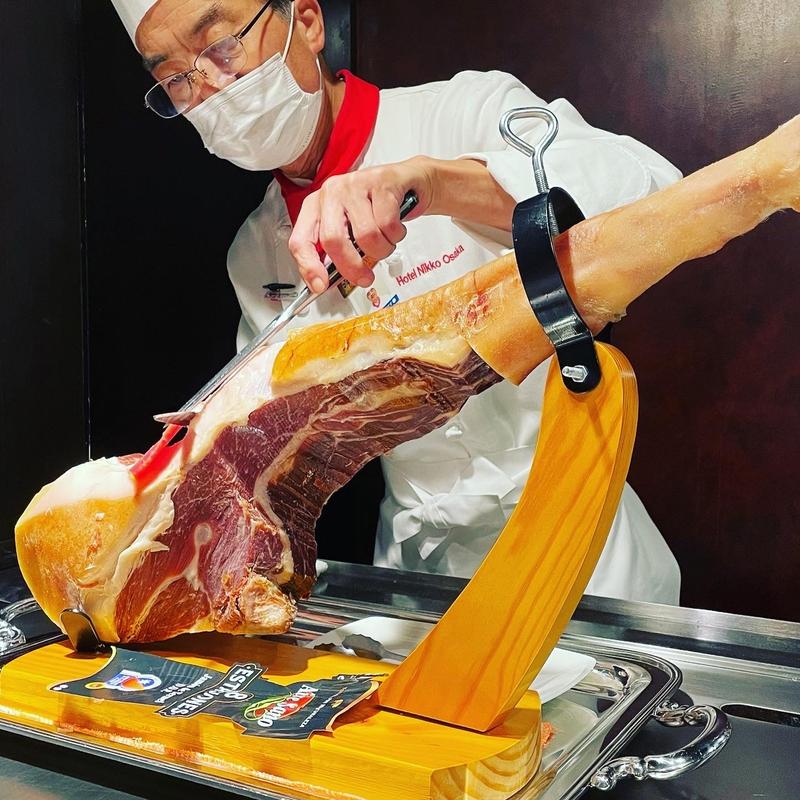 ホテル周年記念サービス　アミューズ　ハンモンセラーノ(鉄板焼「銀杏」 ホテル日航大阪)