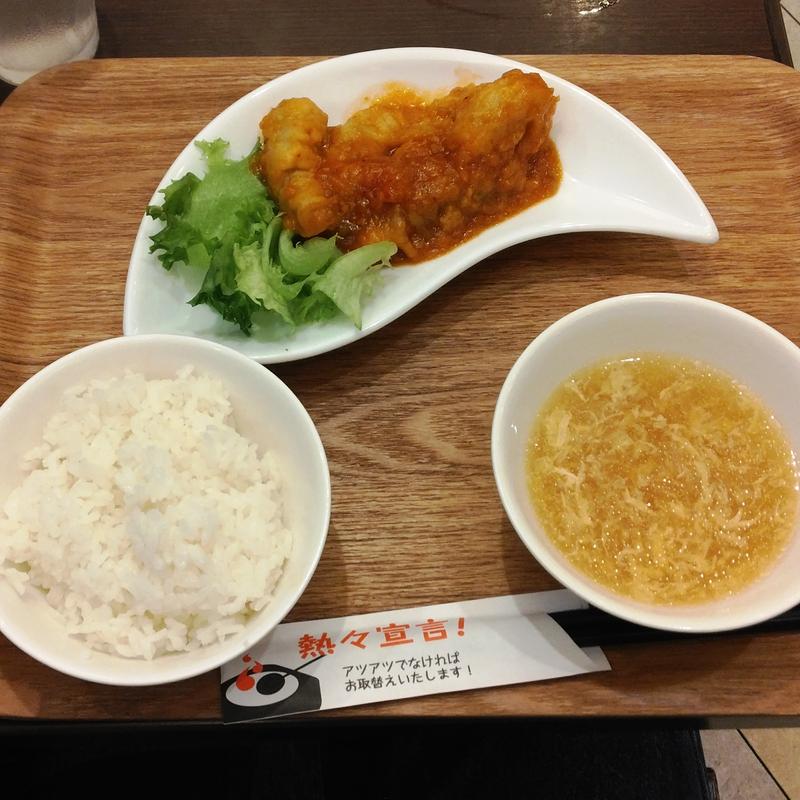 エビチリ点心ランチ(台湾小籠包 ルミネ池袋店)