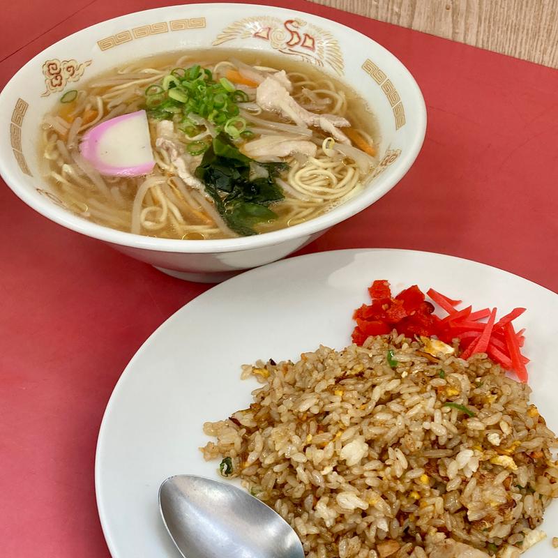 ラーメンセット(小)焼飯(第一食堂 )