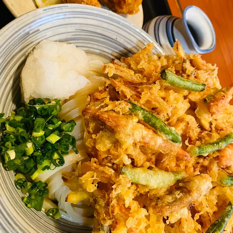 かき揚げおろしぶっかけ(麦きり トクオカ （むぎきりとくおか）)