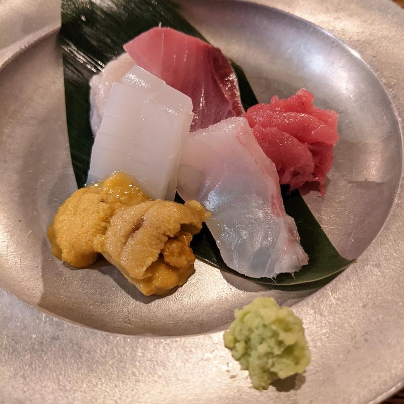 お刺身盛り合せ(フレンチ割烹　Kamenote)