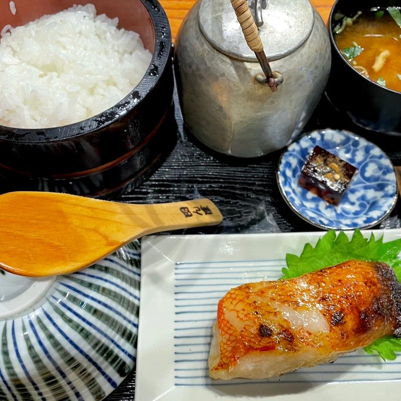 銀だら醤油粕漬おひつ膳(おひつ膳 田んぼ 代々木本店)