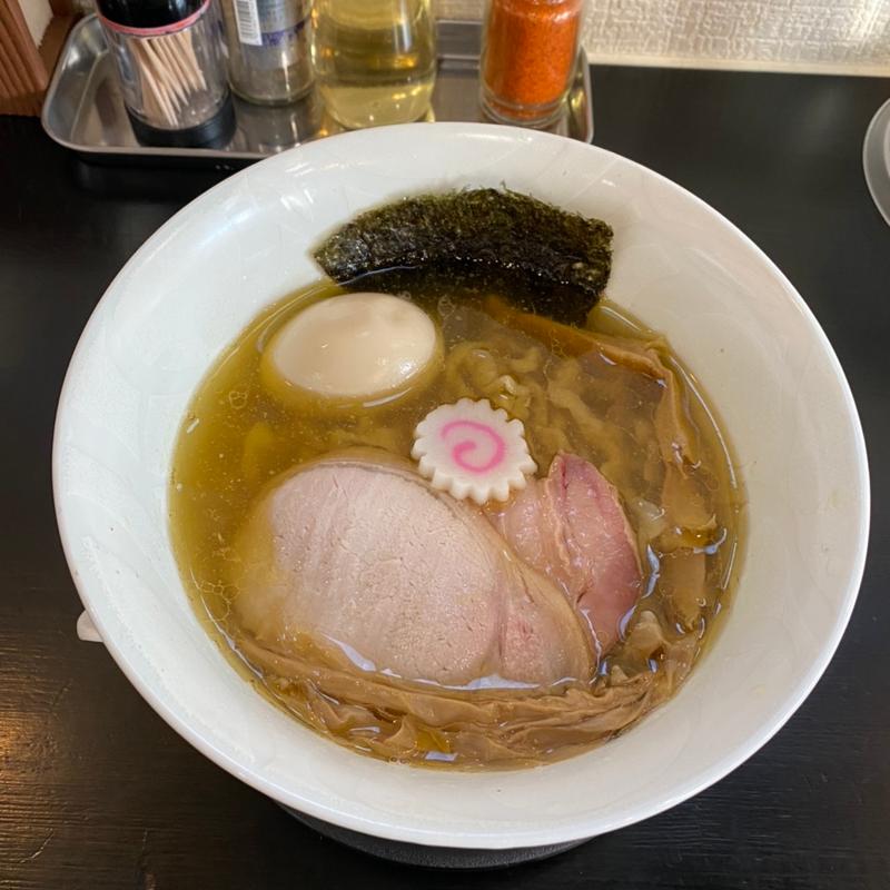 白だし味玉中華蕎麦(ネギ抜き)(麺処 ふか瀬)